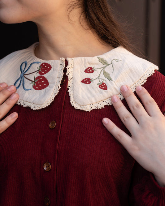 The Strawberry Collar Dress