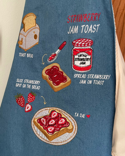 Strawberry Spread apron