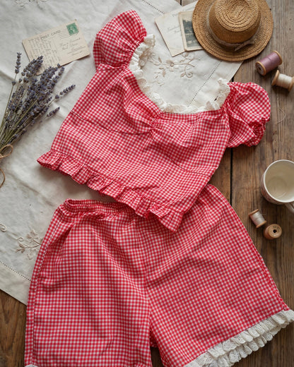 Cherry picnic pajama