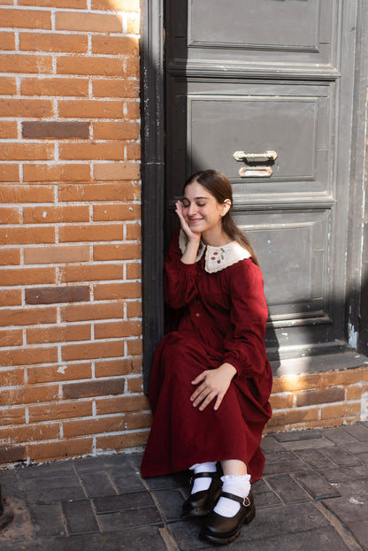 The Strawberry Collar Dress