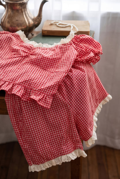 Cherry picnic pajama