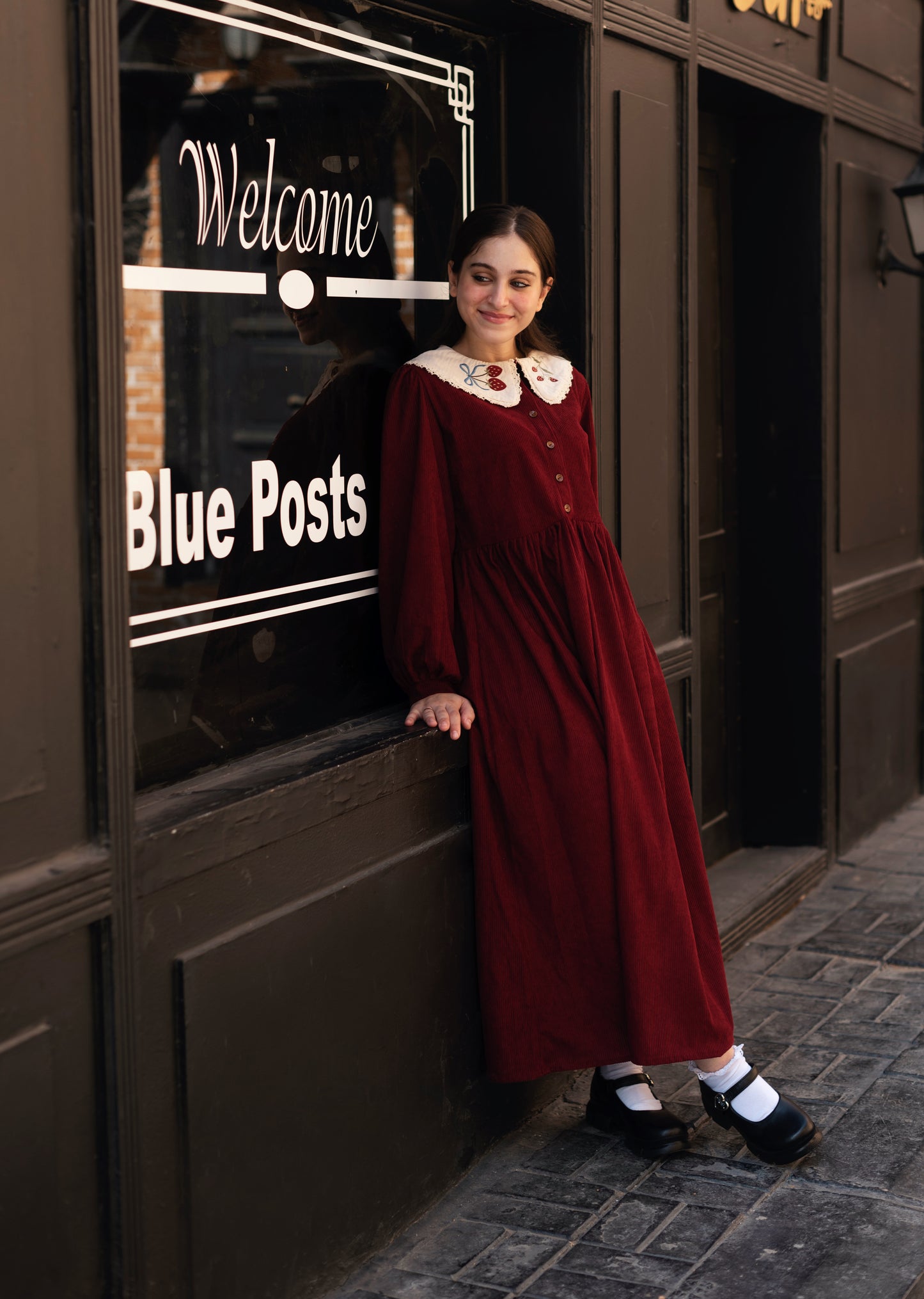 The Strawberry Collar Dress