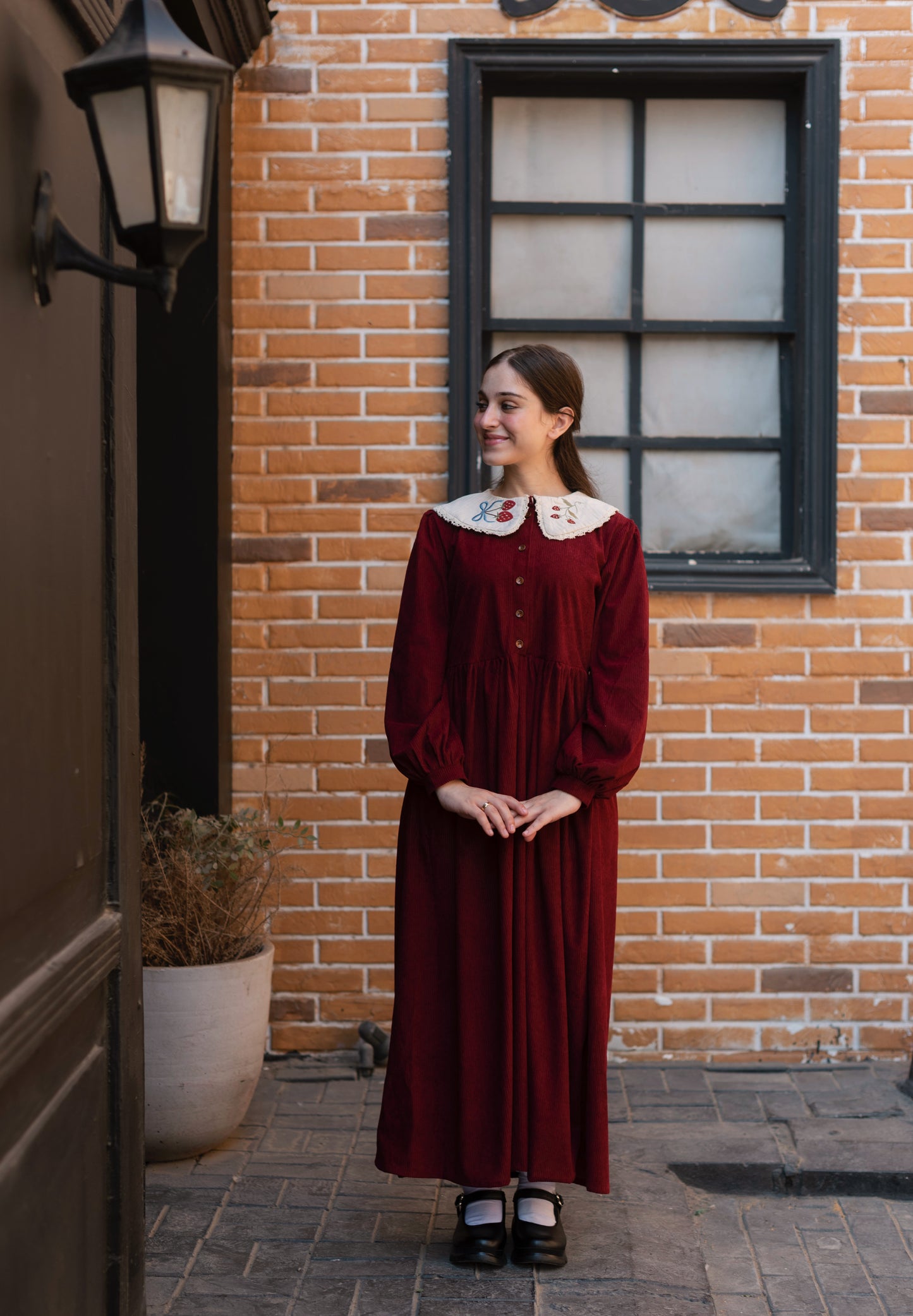 The Strawberry Collar Dress