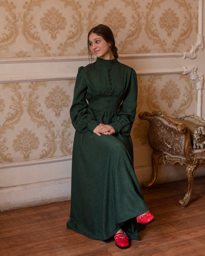 Dark Green Dress