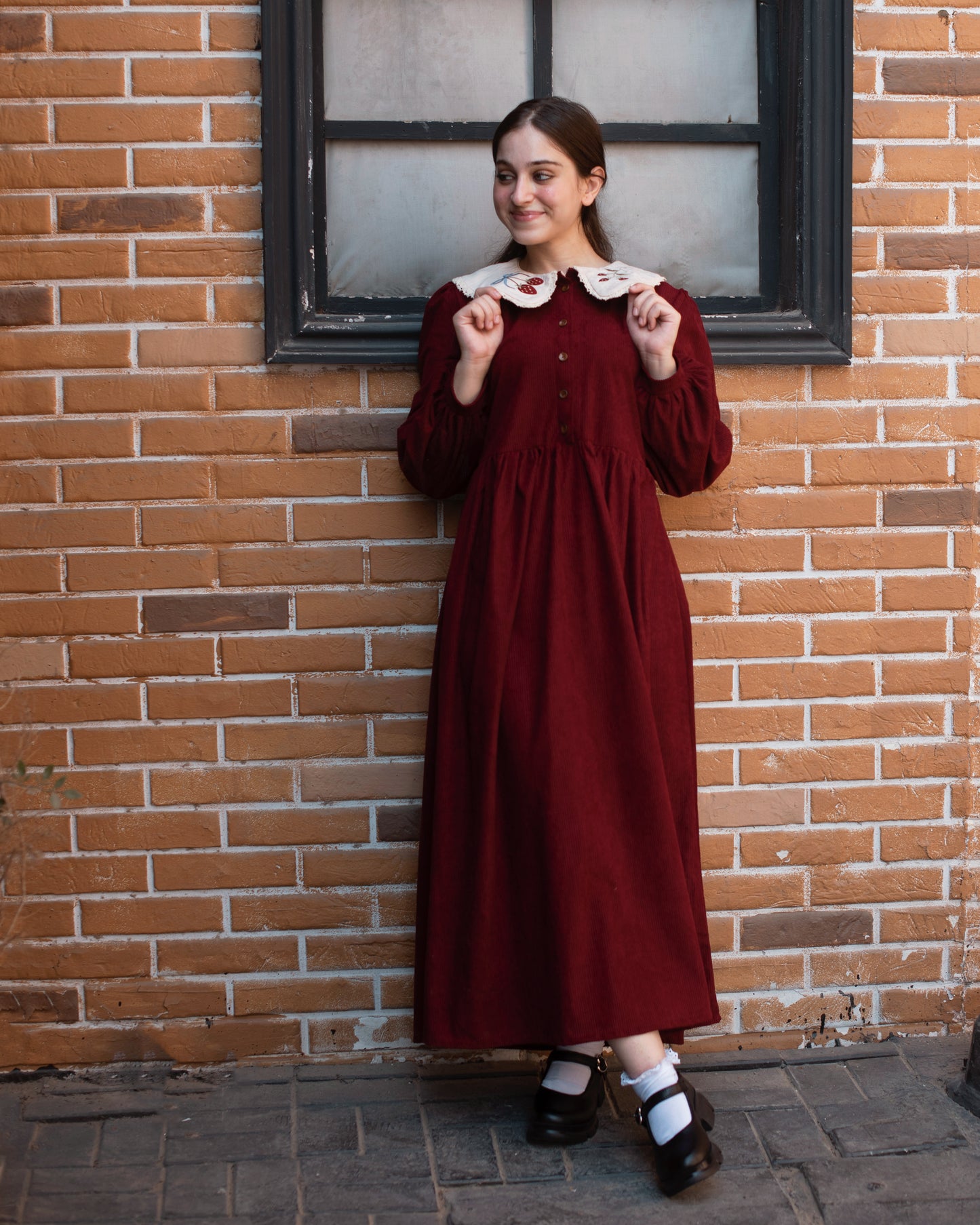 The Strawberry Collar Dress